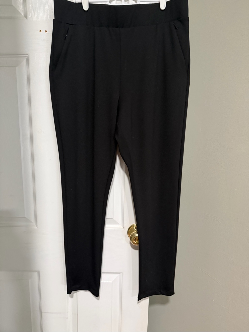 Universal Standard Black Slim Ponte Mara Pants